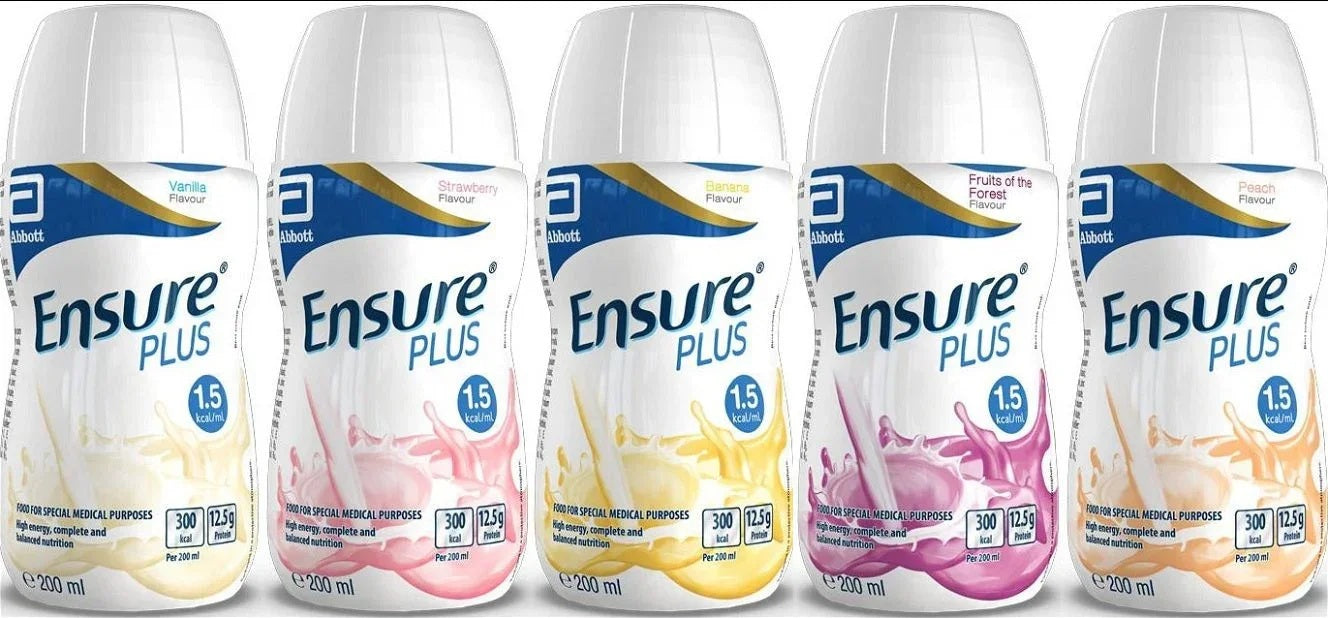 Ensure Plus Drinks 200ml x 30 (Vanilla/Peach/Fruits/Strawberry/Banana)
