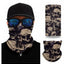 Face Mask Cloth Bandana Neckerchief WristBand Unisex Skulls