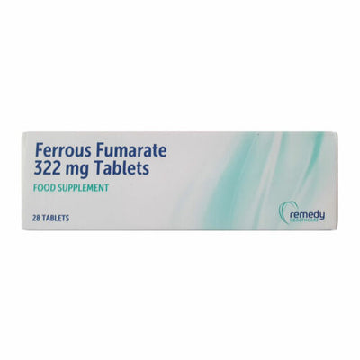 Ferrous Fumarate 322mg Iron Tablets - Packs of 28