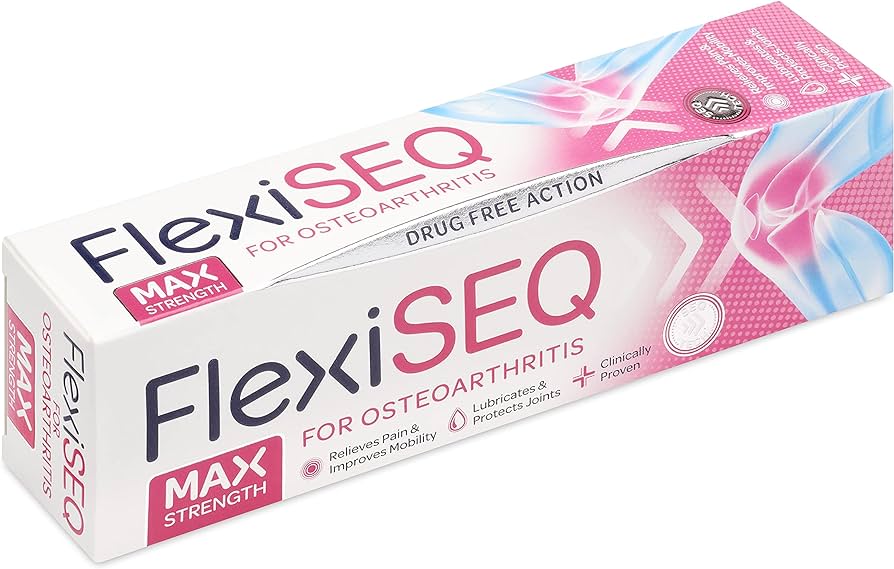 FlexiSEQ Max Strength | Drug-Free Joint Pain Relief Gel 50g