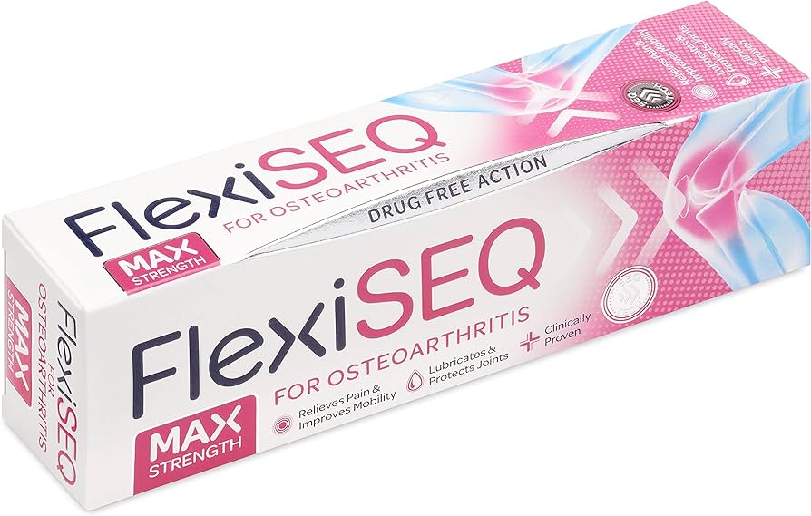 FlexiSEQ Max Strength | Drug-Free Joint Pain Relief Gel 50g -   Flexiseq EasyMeds Pharmacy