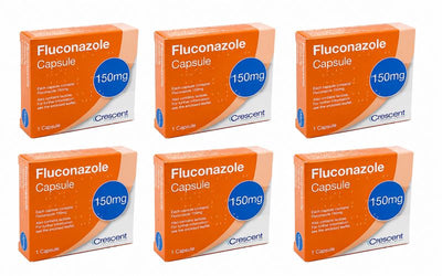 Fast Thrush Treatment Single Dose Fluconazole 150mg x 6 Capsules