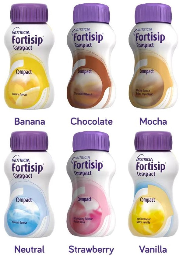 Fortisip Compact Liquid Mixed Flavours 125ml x 32
