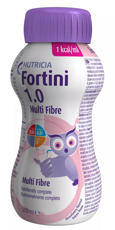 Fortini 1.0 MultiFibre Strawberry 200ml x 32