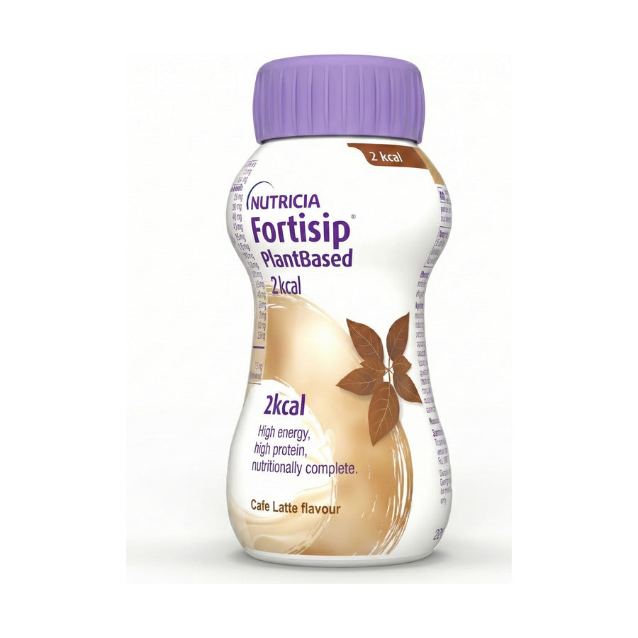 Fortisip PlantBased 2kcal Café Latte 200ml nutritional drink bottle