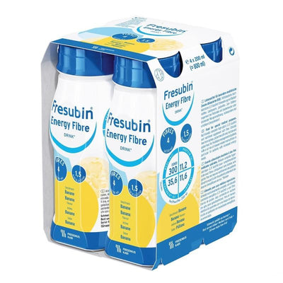 Fresubin Energy Fibre Banana 200ml x 4 Nutritional Drinks - Fresubin