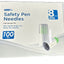 GlucoRx Safety Pen Needles 8mm 30G x 100