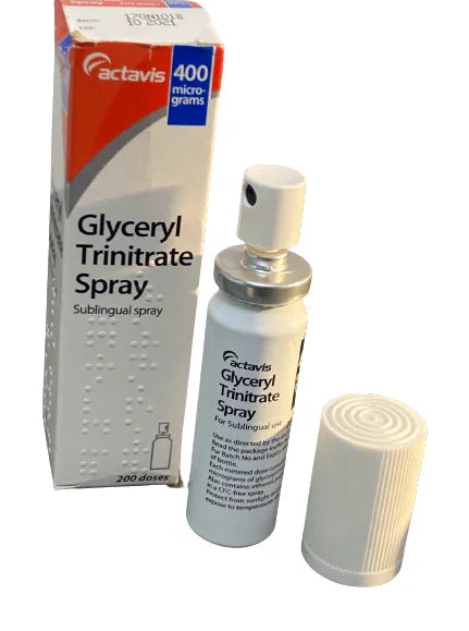 Accord/ActavisGlyceryl Trinitrate 400mcg Spray 200 Dose – EasyMeds Pharmacy