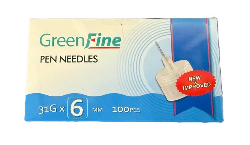 Greenfine (Carefine) Pen Needles 31G 6mm x 100