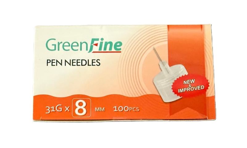 Greenfine (Carefine) Pen Needles 31G 8mm x 100