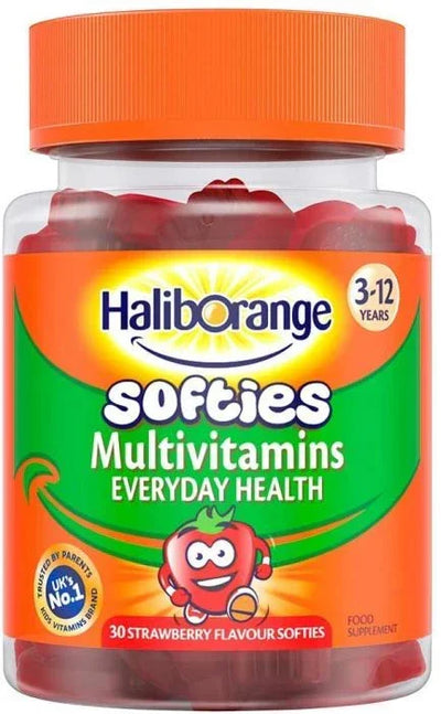 Multivitamins for Kids 3-7yrs 30 Strawberry Flavour Softies by Haliborange x 6 Packs