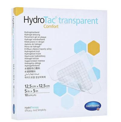 Hydrotac Transparent Comfort Wound Dressing 12.5cm x 12.5cm x 10