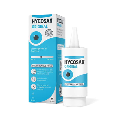 Hycosan Original Eye Drops For Dry Eyes 7.5ml