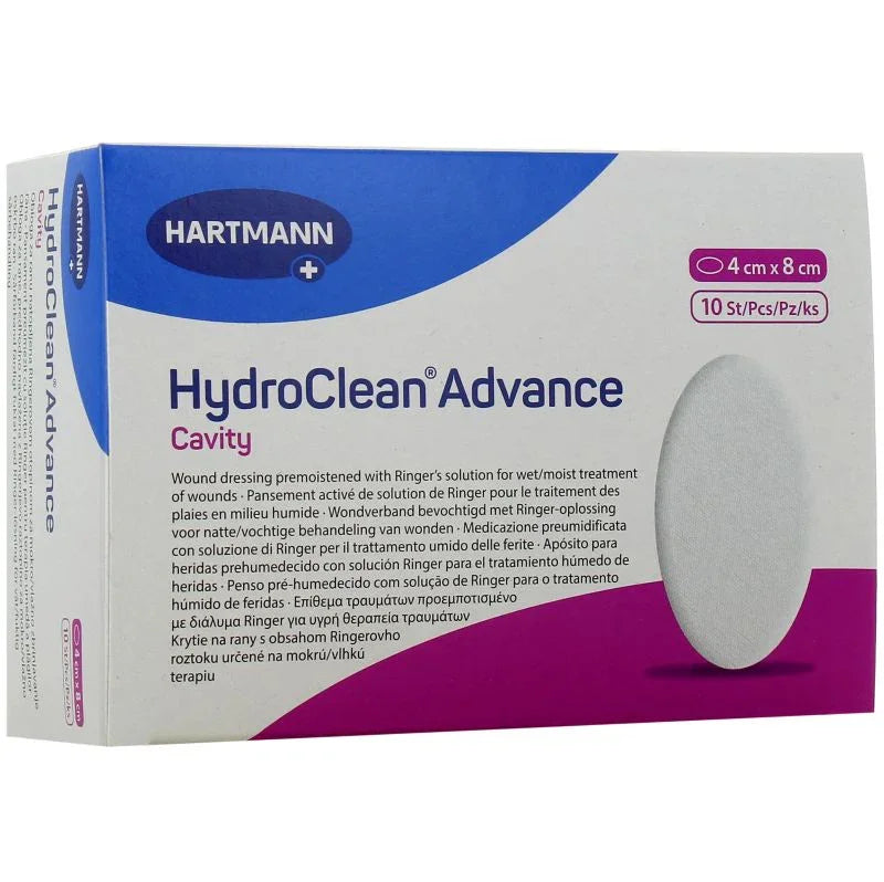 HydroClean Advance 4cm x 8cm x 10 | Hydro‑Responsive Dressing ...
