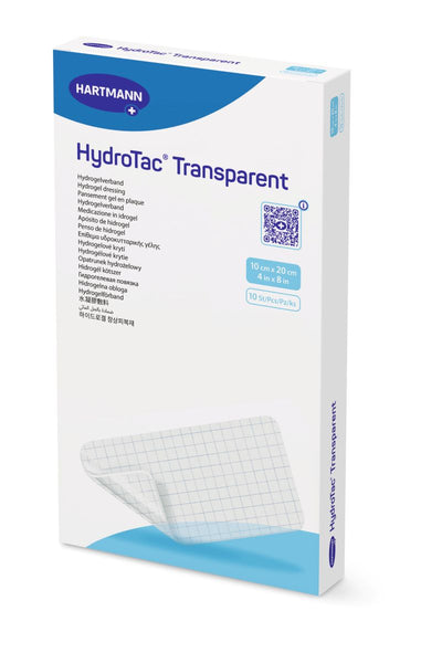 HydroTac Transparent Dressing 10cm x 20cm Pack of 10