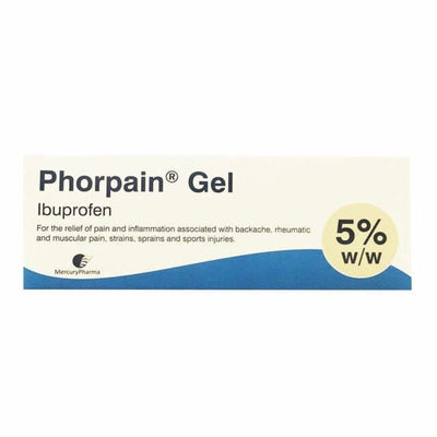 Ibuprofen 5% Gel 100g | Pain Relief | Anti Inflammatory | UK Pharmacy -   EasyMeds EasyMeds Pharmacy