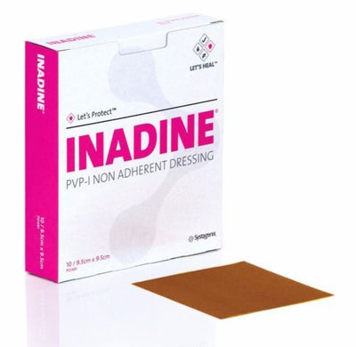 Inadine 5cm x 5cm Non-Adherent Dressings - Choose QTY -   Inadine EasyMeds Pharmacy