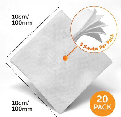 JFA Premium Sterile Gauze Swabs 10cm x 10cm x 100 -   JFA Medical EasyMeds Pharmacy