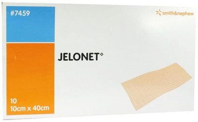 Jelonet 10cm x 40cm Dressing (x10) by Smith & Nephew