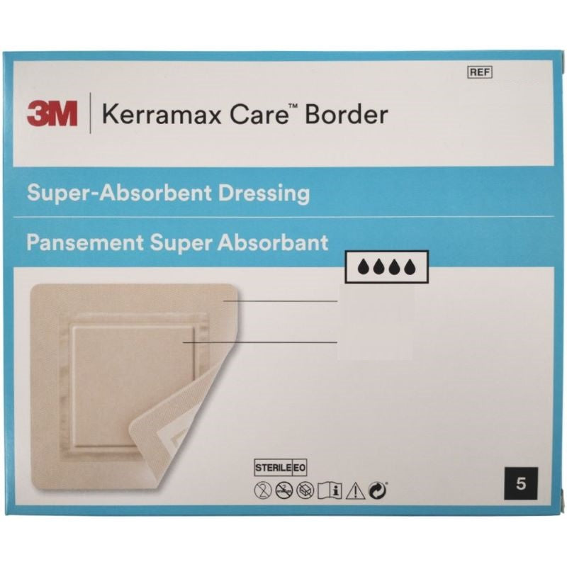 Kerramax Care Border Adhesive Dressing 26cm x 26cm Pack of 5
