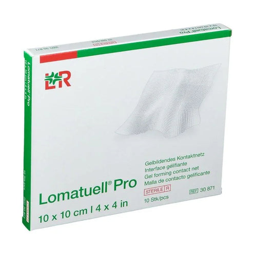 Lomatuell Pro Gelling Contact Net Wound Dressing 10cm x 10cm x 10 ...
