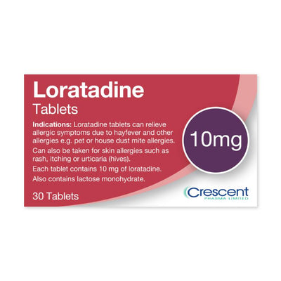 Loratadine 10mg Tablets x 30