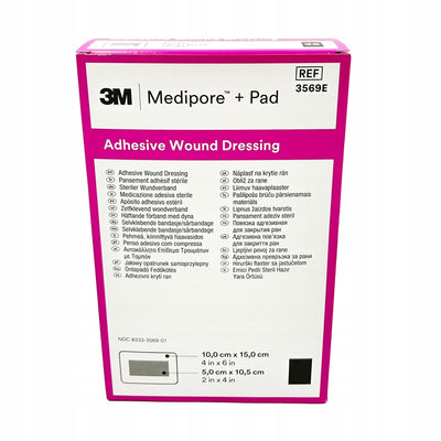 Medipore Low Adherent Absorbent Pad 10 X 15cm -   Medipore EasyMeds Pharmacy