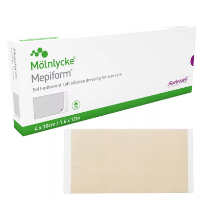 Mepiform Soft Silicone Flexible Scar Dressing 4cm x 31cm