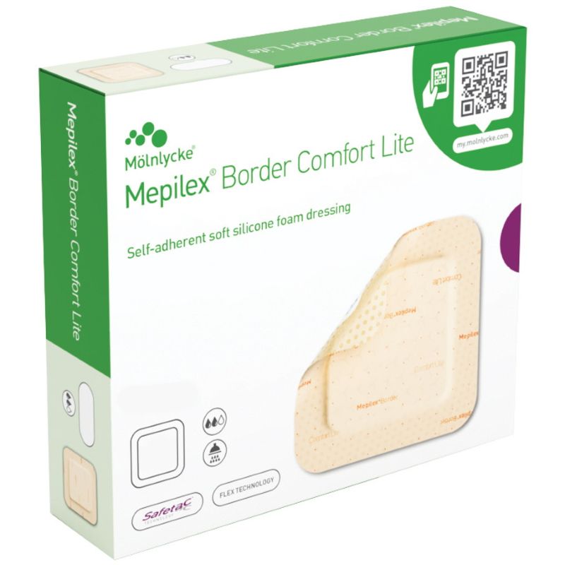 Mepilex Border Comfort Lite Dressings 4cm x 5cm x 10