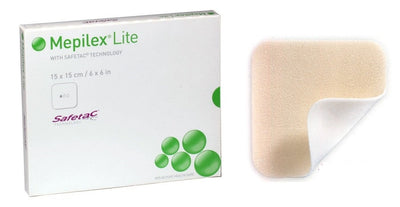 Mepilex Lite Thin Highly Conformable Foam Dressing 15cm x 15cm