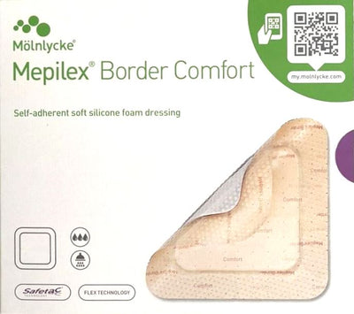 Mepilex Border Comfort Dressing 7.5cm x 7.5cm