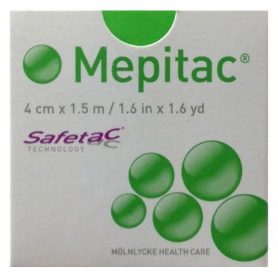 Mepitac Fixation Soft Silicone Tape 4cm x 1.5M x 1 -   Mepitac EasyMeds Pharmacy