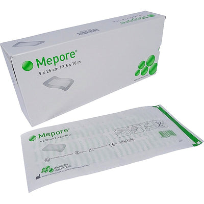 Mepore Sterile Absorbent Wound Dressings 9cm x 25cm x 30 (671200)