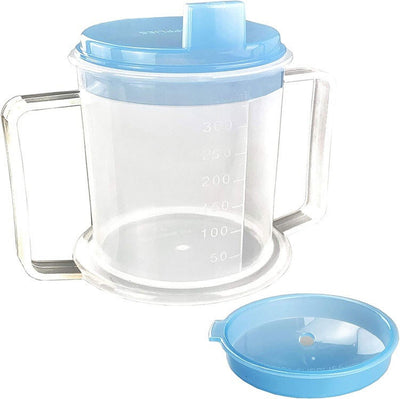 Drinking Cup/Beaker/Mug for Adults | Easy Grip Handles Anti Splash Spout -   JFA Supplies EasyMeds Pharmacy
