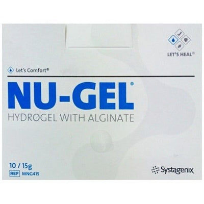 NU-Gel Alginate Hydrogel 15g x 10 -   NU-Gel EasyMeds Pharmacy