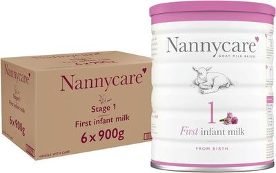 Nannycare Stage 1 Goats Milk Baby Milk/Formula 900g x 6
