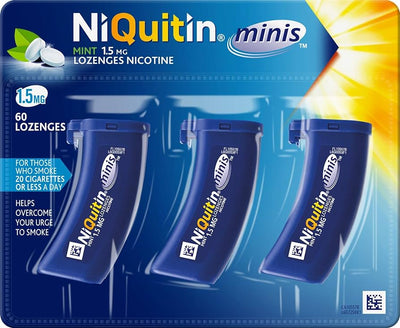 NiQuitin Minis Mint Lozenges 1.5mg x 60
