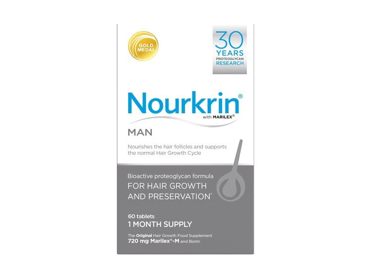 Nourkrin Hair Growth Tablets for Man x 60 -   Nourkrin EasyMeds Pharmacy