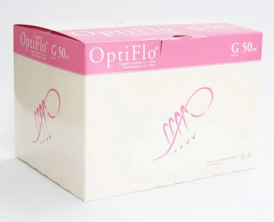 Optiflo-G Cather Maintenance Irrigation Solution 50ml x 12 -   Bard EasyMeds Pharmacy