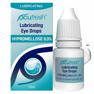 Hypromellose 0.3% Eye Drops Artificial Tears For Dry Eyes 10ml x 6