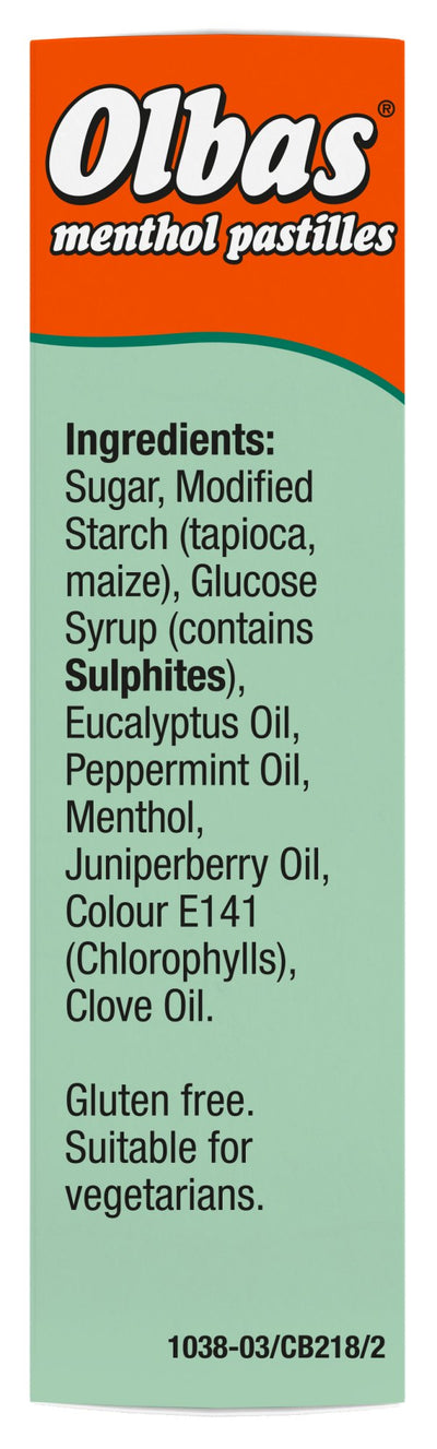 Olbas Menthol Pastilles Oil