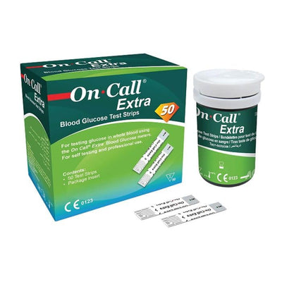 On Call Extra Glucose Strips x 50