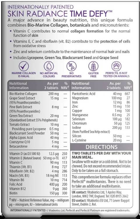 Vitabiotics Perfectil Platinum Tablets | Pack of 30