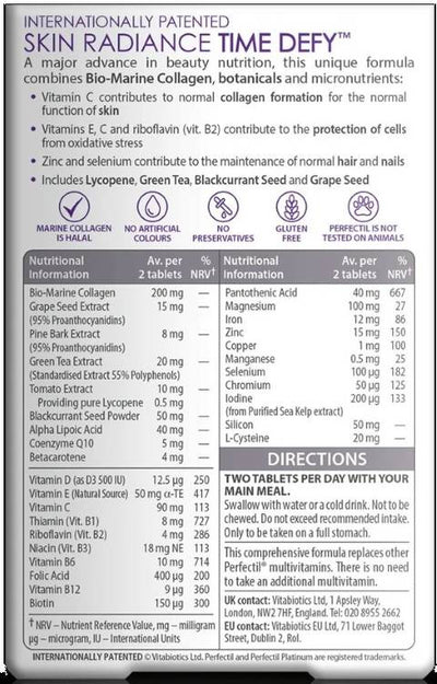 Vitabiotics | Perfectil Platinum Tablets | 60 x 3 Packs
