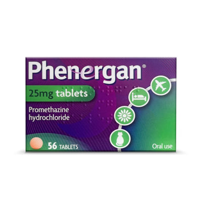 Phenergan 25mg Pack of 56 Tablets