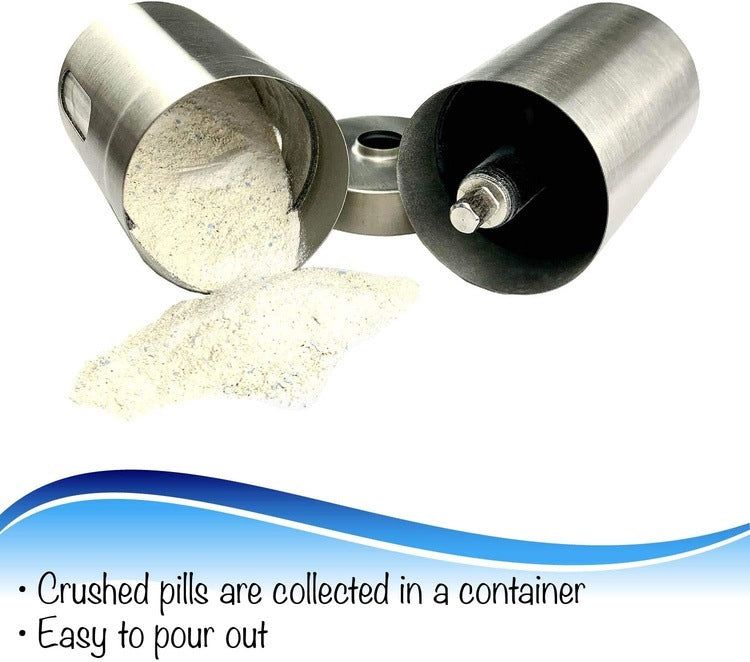Pill Crusher/Grinder - Crushes Multiple Tablets/Pills into a fine Powder -   JFA Medical EasyMeds Pharmacy