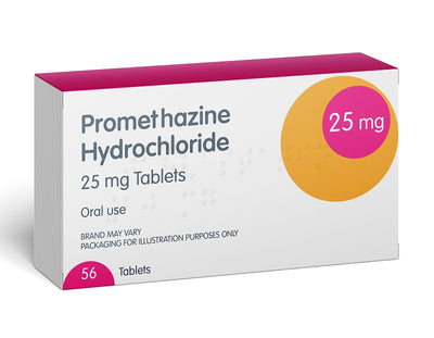 Promethazine Hydrochloride 25mg | Pack of 56 Tablets