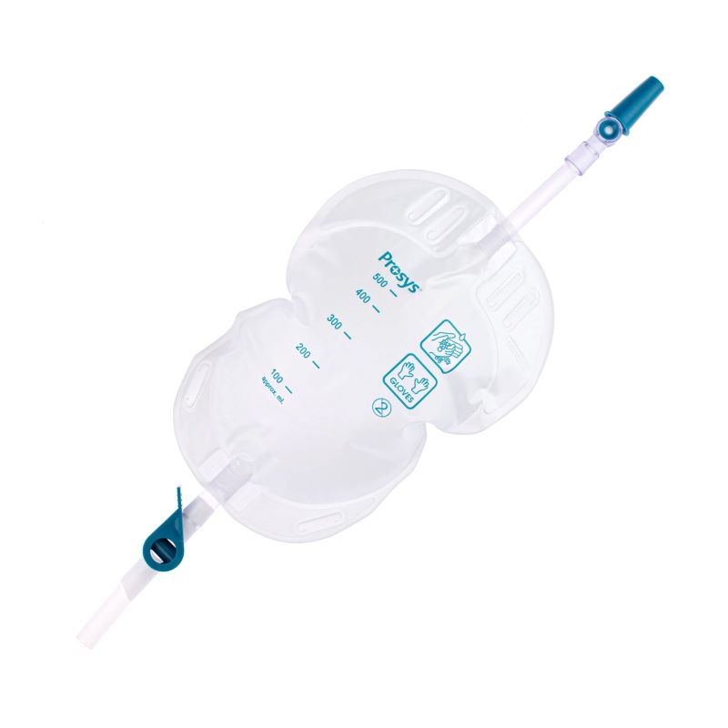 Prosys Leg Bag 500ml Short tube Lever Tap x 10