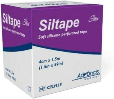 Siltape Fixation Silicone Bandaging Tape 4cm x 1.5m x 6