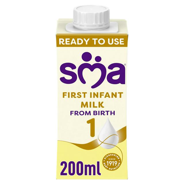 SMA PRO First Infant Milk From Birth 200ml x 12
